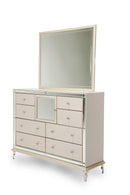 Hollywood Loft Upholstered Dresser in Frost - Furniture Now (CA)
