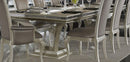 Hollywood Swank Rectangular Dining Table in Pearl Caviar - Furniture Now (CA)