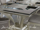 Hollywood Swank Rectangular Dining Table in Pearl Caviar - Furniture Now (CA)