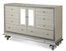 Hollywood Swank Upholstered Dresser in Crystal Croc - Furniture Now (CA)