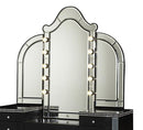Hollywood Swank Vanity Mirror in Black Iguana - Furniture Now (CA)