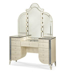 Hollywood Swank Vanity Mirror in Crystal Croc - Furniture Now (CA)