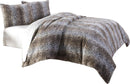 Kasbah 3-pc King Duvet Set in Brown - Furniture Now (CA)