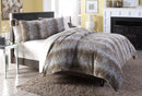 Kasbah 3-pc Queen Duvet Set in Brown - Furniture Now (CA)