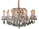 Lighting Alhambra 12 Light Chandelier in Clear and Silver - Furniture Now (CA)