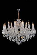 Lighting Chambord 19 Light Chandelier in Clear and Chrome - Furniture Now (CA)