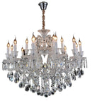 Lighting Chambord 25 Light Chandelier in Clear and Chrome - Furniture Now (CA)
