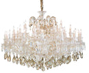 Lighting San Carlo 37 Light Chandelier in Clear and Gold - Furniture Now (CA)
