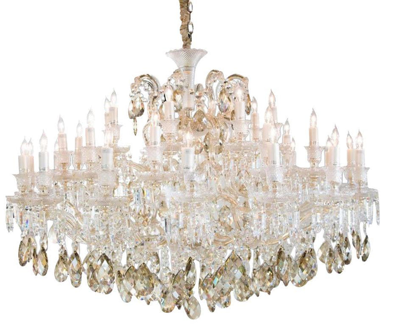 Lighting San Carlo 37 Light Chandelier in Clear and Gold - Furniture Now (CA)