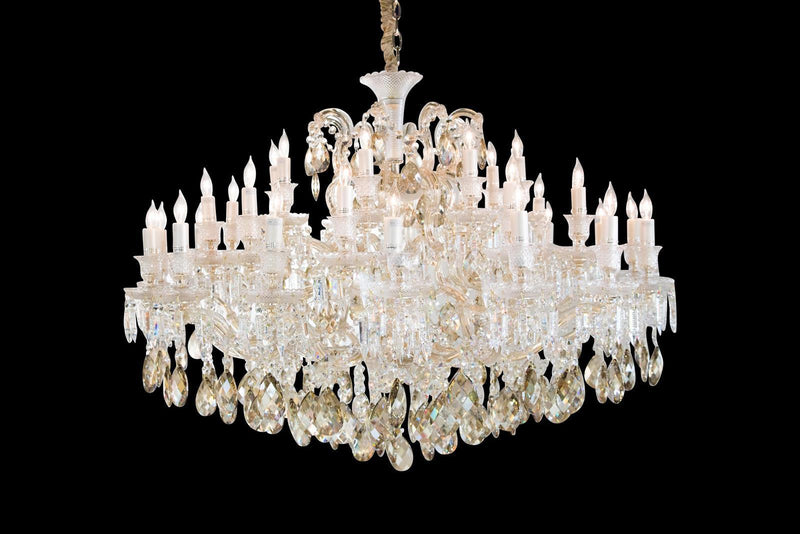 Lighting San Carlo 37 Light Chandelier in Clear and Gold - Furniture Now (CA)