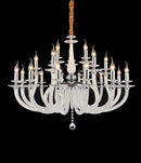 Lighting San Marco 21 Light Chandelier in Opalescent and Chrome - Furniture Now (CA)