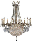 Lighting Summer Place 24 Light Chandelier in Clear and Antique - Furniture Now (CA)