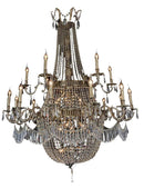 Lighting Summer Place 30 Light Chandelier in Clear and Antique - Furniture Now (CA)