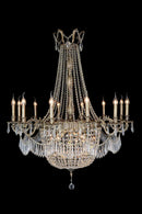 Lighting Summer Place 24 Light Chandelier in Clear and Antique - Furniture Now (CA)