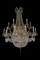 Lighting Summer Place 30 Light Chandelier in Clear and Antique - Furniture Now (CA)