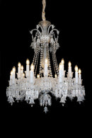 Lighting Treviso 20 Light Chandelier in Clear and Chrome - Furniture Now (CA)
