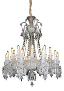 Lighting Treviso 24 Light Chandelier in Clear and Chrome - Furniture Now (CA)