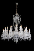 Lighting Treviso 24 Light Chandelier in Clear and Chrome - Furniture Now (CA)