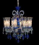 Lighting Winter Palace 10 Light Chandelier in Blue, Clear and Gold - Furniture Now (CA)