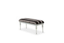 Melrose Plaza Non-Storage Bed Bench in Dove - Furniture Now (CA)