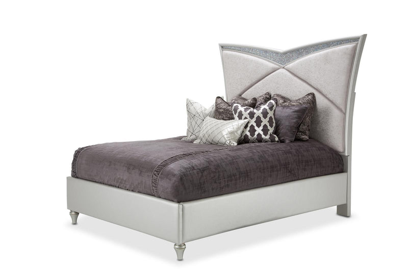 Melrose Plaza King Upholstered Bed in Dove 9019000EK-118 - Furniture Now (CA)