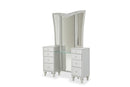 Melrose Plaza Vanity Mirror in Dove - Furniture Now (CA)