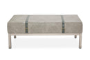 Menlo Station Rectangular Cocktail Ottoman in DoveGray - Furniture Now (CA)
