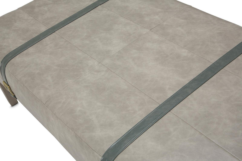 Menlo Station Rectangular Cocktail Ottoman in DoveGray - Furniture Now (CA)