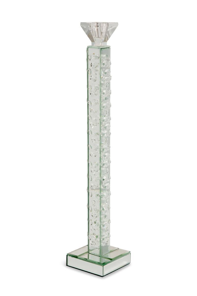 Montreal Slender Mirrored Crystal Candle Holder, Large (6/pack) - Furniture Now (CA)