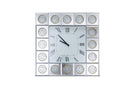 Montreal Square Wall Clock w/Crystal Accents - Furniture Now (CA)