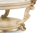Platine de Royale Oval Cocktail Table in Champagne - Furniture Now (CA)