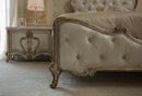 Platine de Royale California King Panel Bed in Antique Platinum 09000CKPL3-101 - Furniture Now (CA)