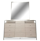 Silverlake Village Mirror in Washed Oak - Furniture Now (CA)