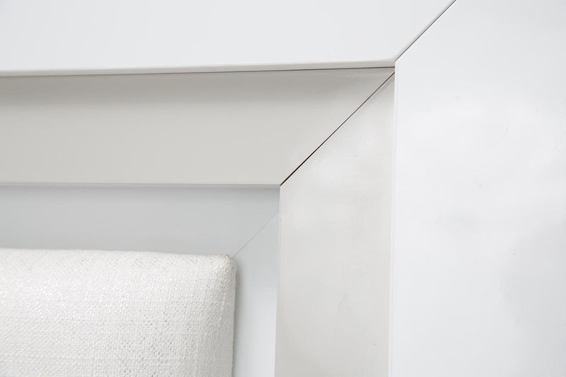 Sky Tower King Upholstered Platform Bed in White Cloud - Furniture Now (CA)