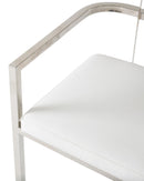 State St Arm Chair in Glossy White (Set of 2) - Furniture Now (CA)