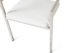 State St Arm Chair in Glossy White (Set of 2) - Furniture Now (CA)