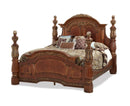 Villa Valencia California King Poster Bed in Chestnut - Furniture Now (CA)