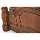 Villa Valencia California King Poster Bed in Chestnut - Furniture Now (CA)