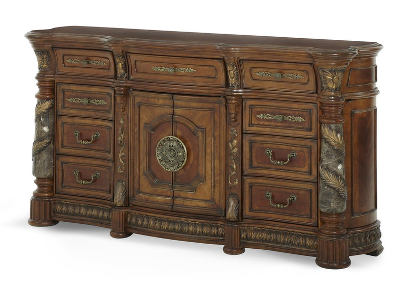 Villa Valencia Storage Console-Dresser in Chestnut - Furniture Now (CA)