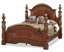 Villa Valencia King Poster Bed in Chestnut - Furniture Now (CA)