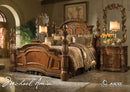 Villa Valencia King Poster Bed in Chestnut - Furniture Now (CA)