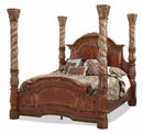 Villa Valencia California King Bed with Canopy in Chestnut - Furniture Now (CA)