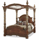 Villa Valencia California King Bed with Canopy in Chestnut - Furniture Now (CA)