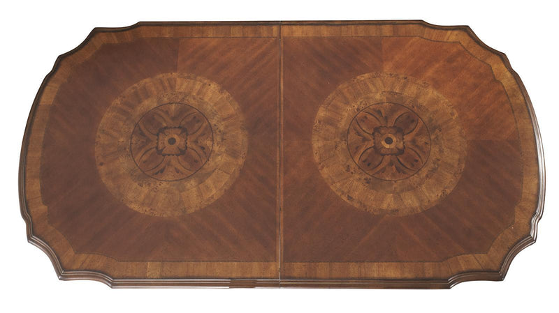 Villa Valencia Rectangular Dining Table in Classic Chestnut 72002-55 - Furniture Now (CA)