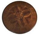 Villa Valencia Round Dining Table in Classic Chestnut 72001-55 - Furniture Now (CA)