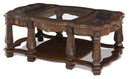 Windsor Court Rectangular Cocktail Table in Vintage Fruitwood - Furniture Now (CA)