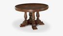Windsor Court Round Dining Table in Vintage Fruitwood - Furniture Now (CA)