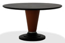 21 Cosmopolitan 54" Round Dining Table in Orange/Umber - Furniture Now (CA)