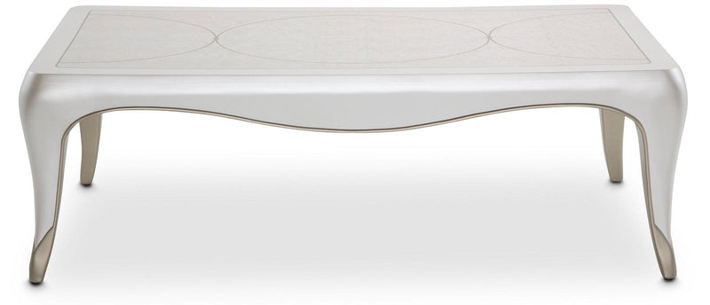 Furniture London Place Cocktail Table in Creamy Pearl - Furniture Now (CA)