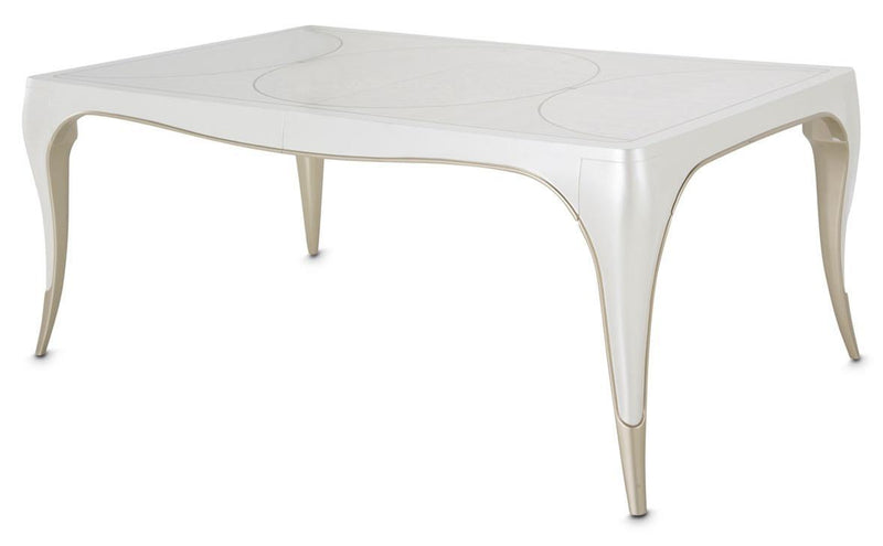 Furniture London Place Dining Table in Creamy Pearl - Furniture Now (CA)